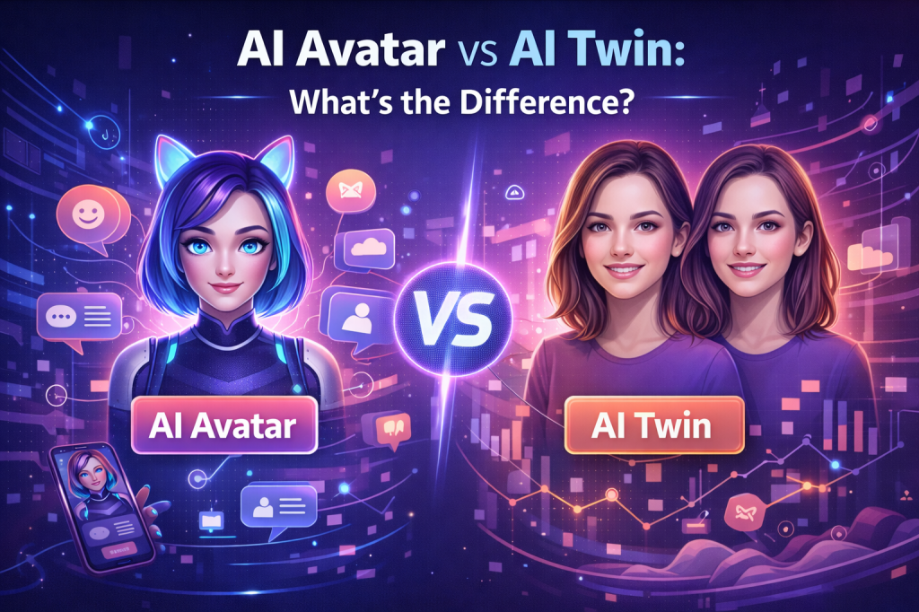 AI Avatar vs AI Twin What’s the Difference