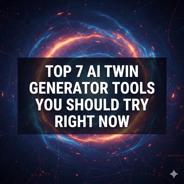 Top 7 AI Twin Generator Tools You Should Try Right Now – AI Avatar Tech ...