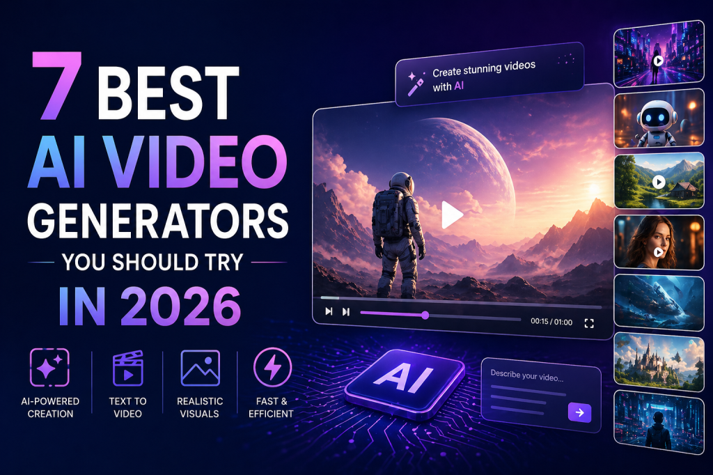 7 Best AI Video Generators You Should Try in 2026