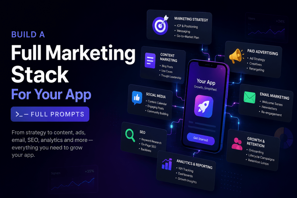 Full Marketing Stack for Your App