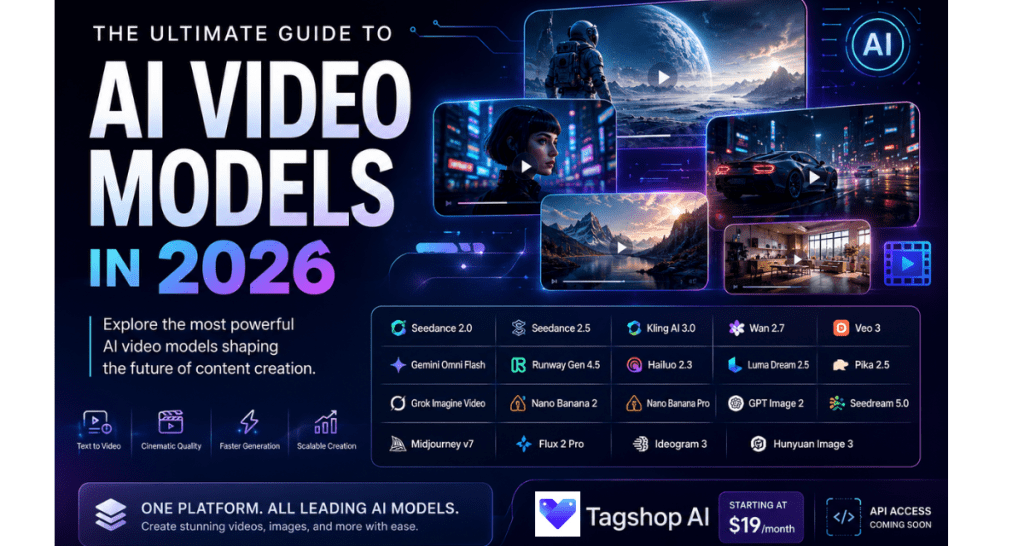 AI video model and image model