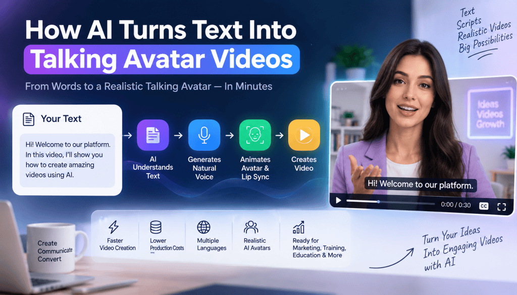Text Into Talking Avatar Videos