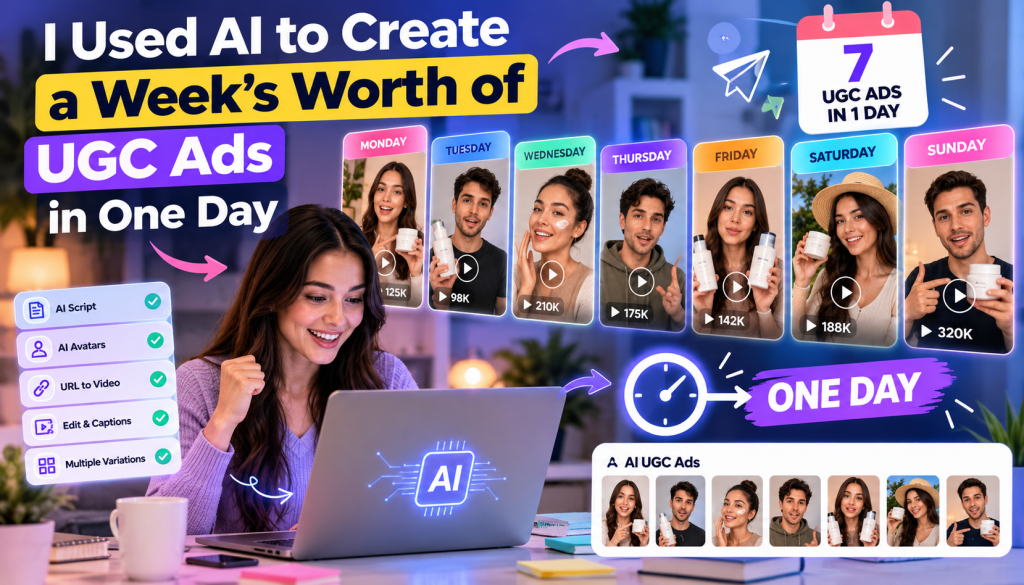 UGC Ads in One Day